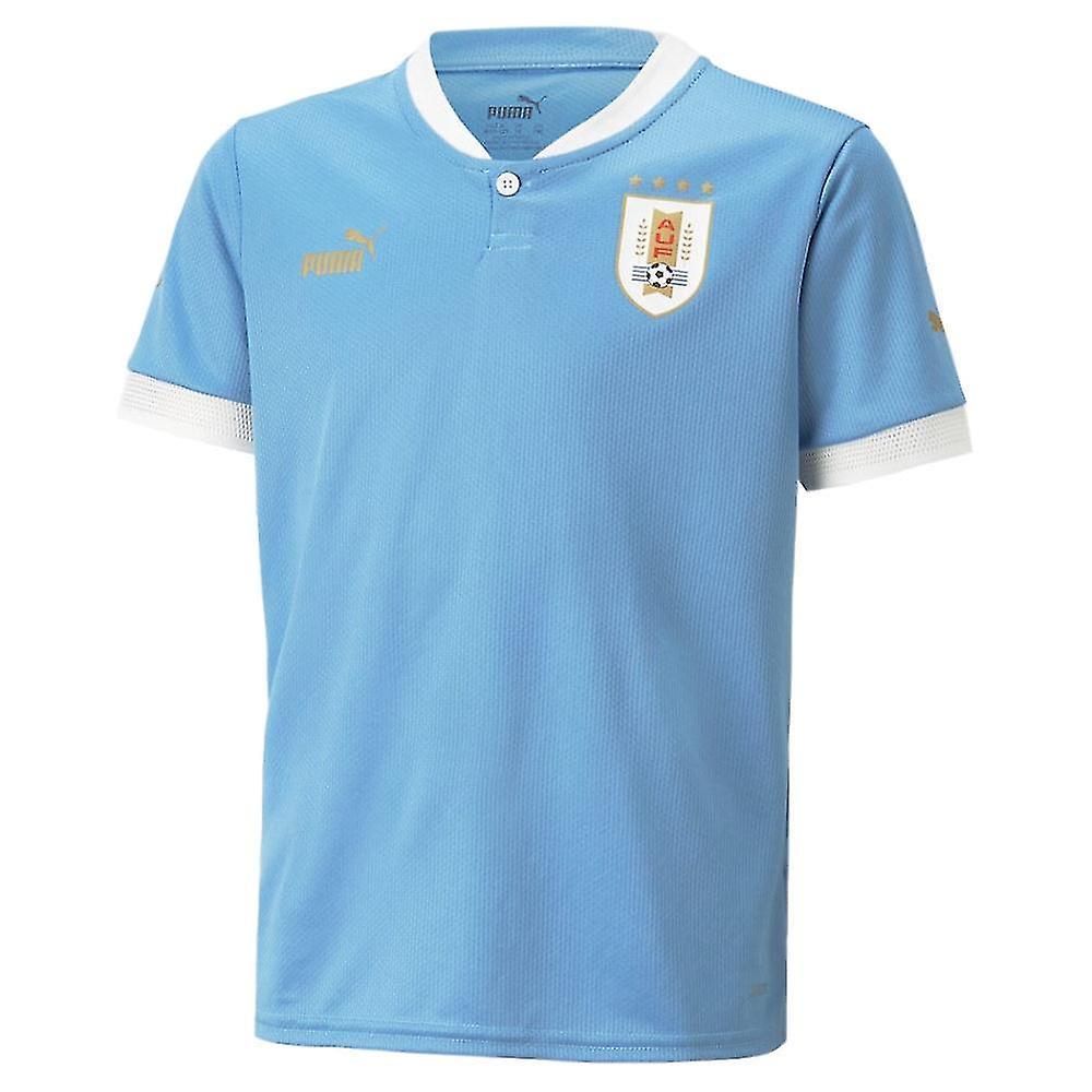 Puma 2022-2023 Uruguay Home Shirt Blue Medium Adults