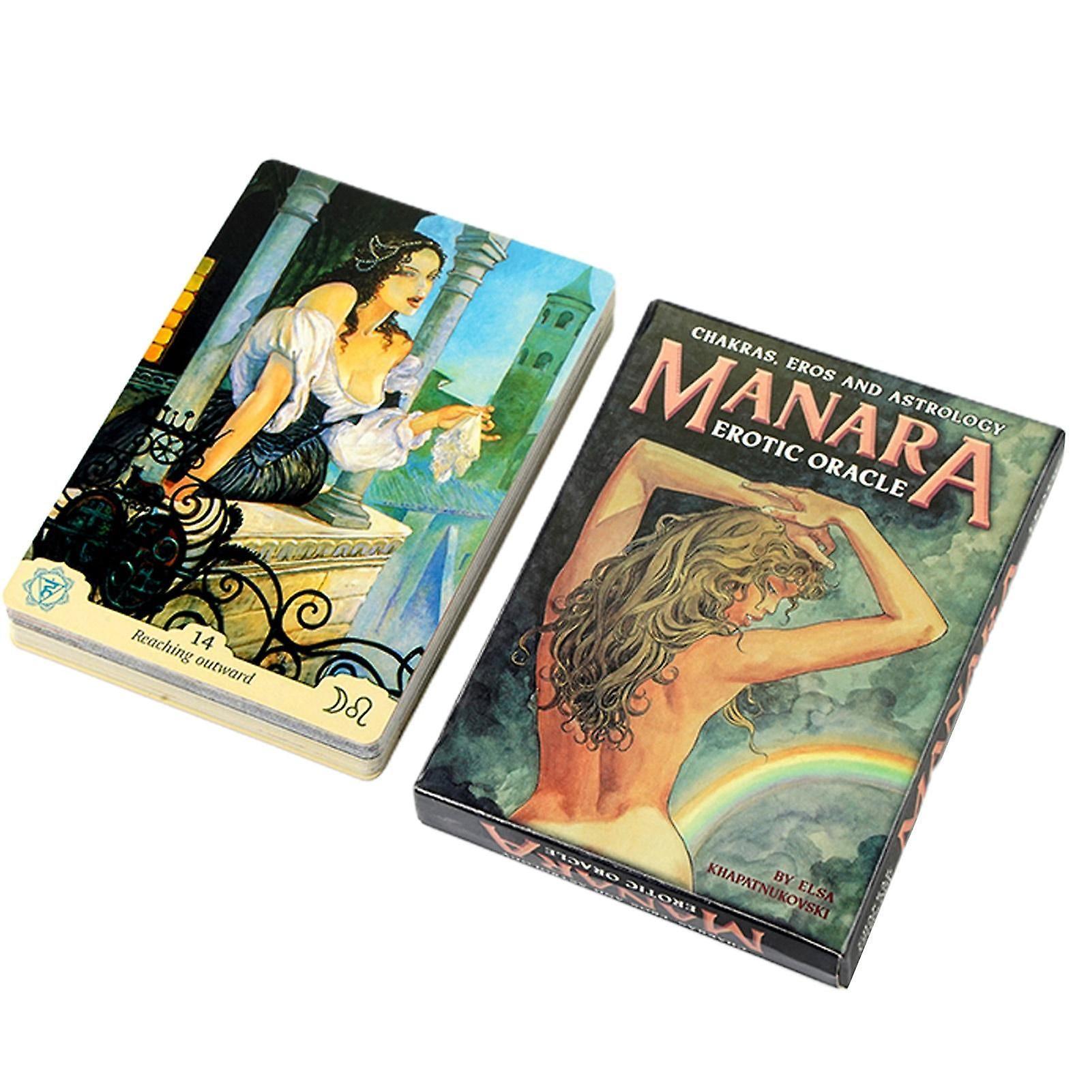 Manara Erotic Oracle Tarot Cards Standard Tarot Decks With Guidebook Creative Tarot Cards Decks For Tarot Enthusiasts Experts