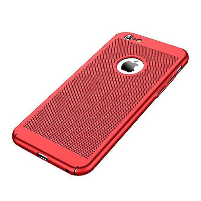 Stuff Certified ® Stuff Certified® iPhone 8 Plus - Ultra Slim Case Heat Dissipation Cover Cas Case Red