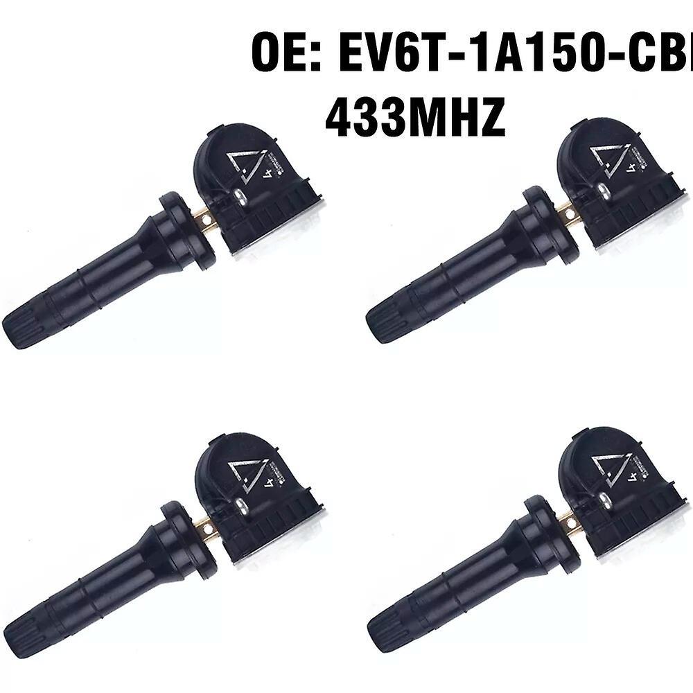 Tire Pressure Detector 4pcs Tpms Tire Pressure Sensor Tire Pressure Ev6t-1a150-cb For Ford Focus Fiesta Kuga 2014 2015 2016 2017 2018 Transit Mondeo