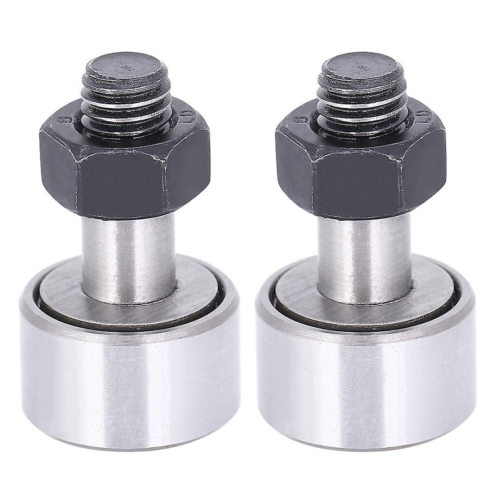 Cam Follower Bearing KR19/CF8 19mm Stud Cam Follower Needle Roller Bearing (2pcs)