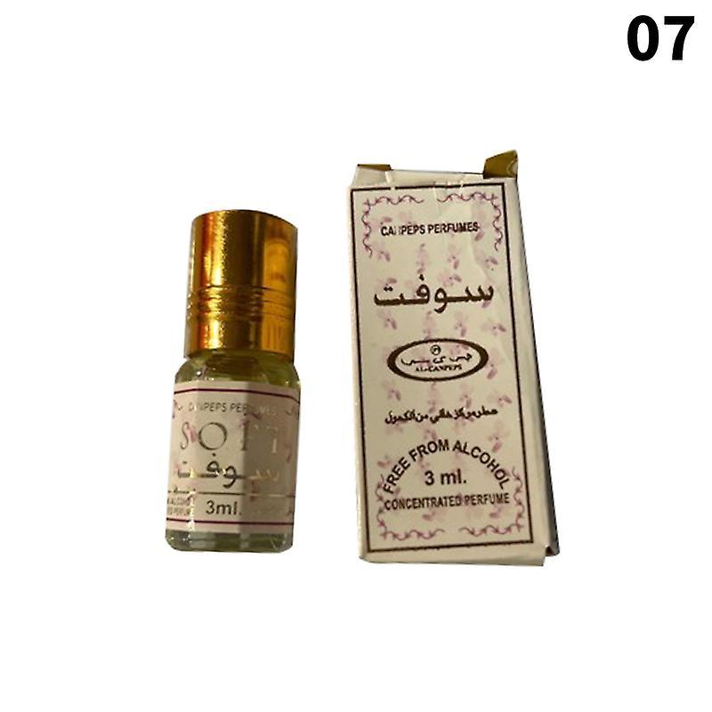 Uclac 6ML Muslim Roll-On Perfume Premium Natural Perfume Fragrance Scented Oil Multicolor WHITEROSE