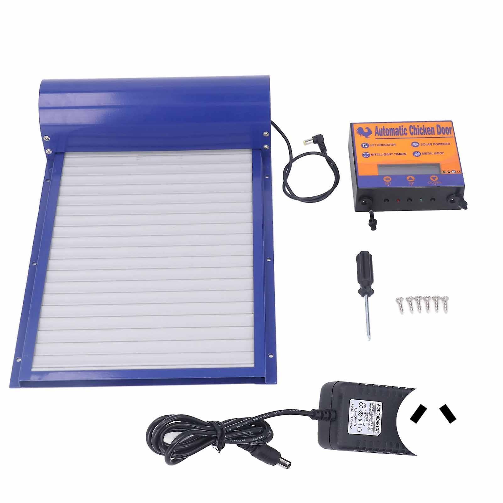 Dmdm Battery Operated Automatic Chicken Coop Door Auto Chicken Coop Door Opener With Timer 100240v Au Plug