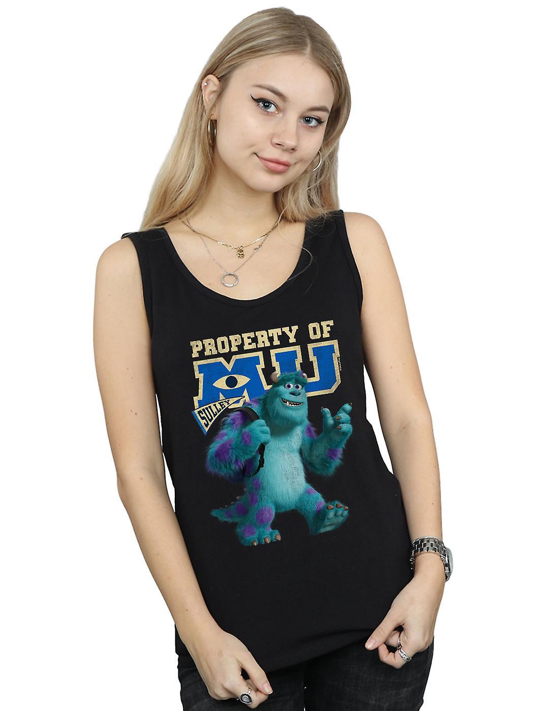 Absolute Cult Disney Women's Monsters University Property Of MU Sulley Vest White X-Large