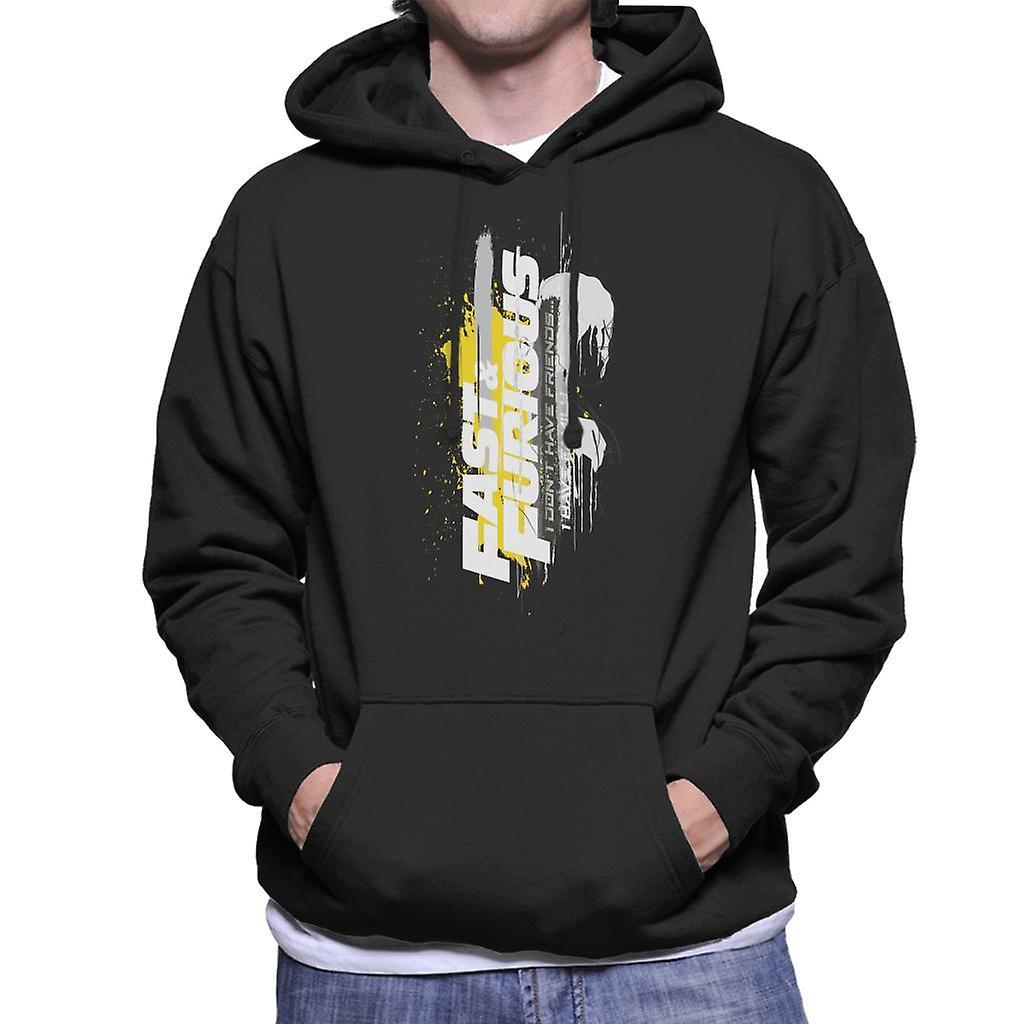 Fast & Furious Fast and Furious I Dont Have Friends I Have Family Men's Hooded Sweatshirt Black Medium