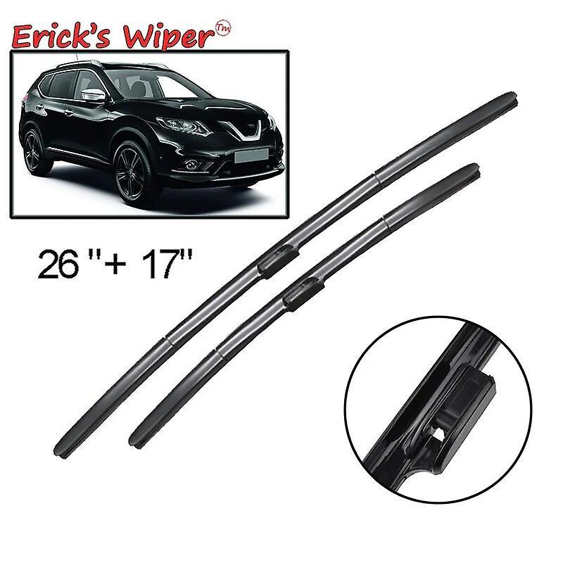 Bicaco Wiper Lhd Front Wiper Blades For Nissan X-trail T32 2013 - 2020 Windshield Windscreen Window Car Rain Brushes 26"+17"