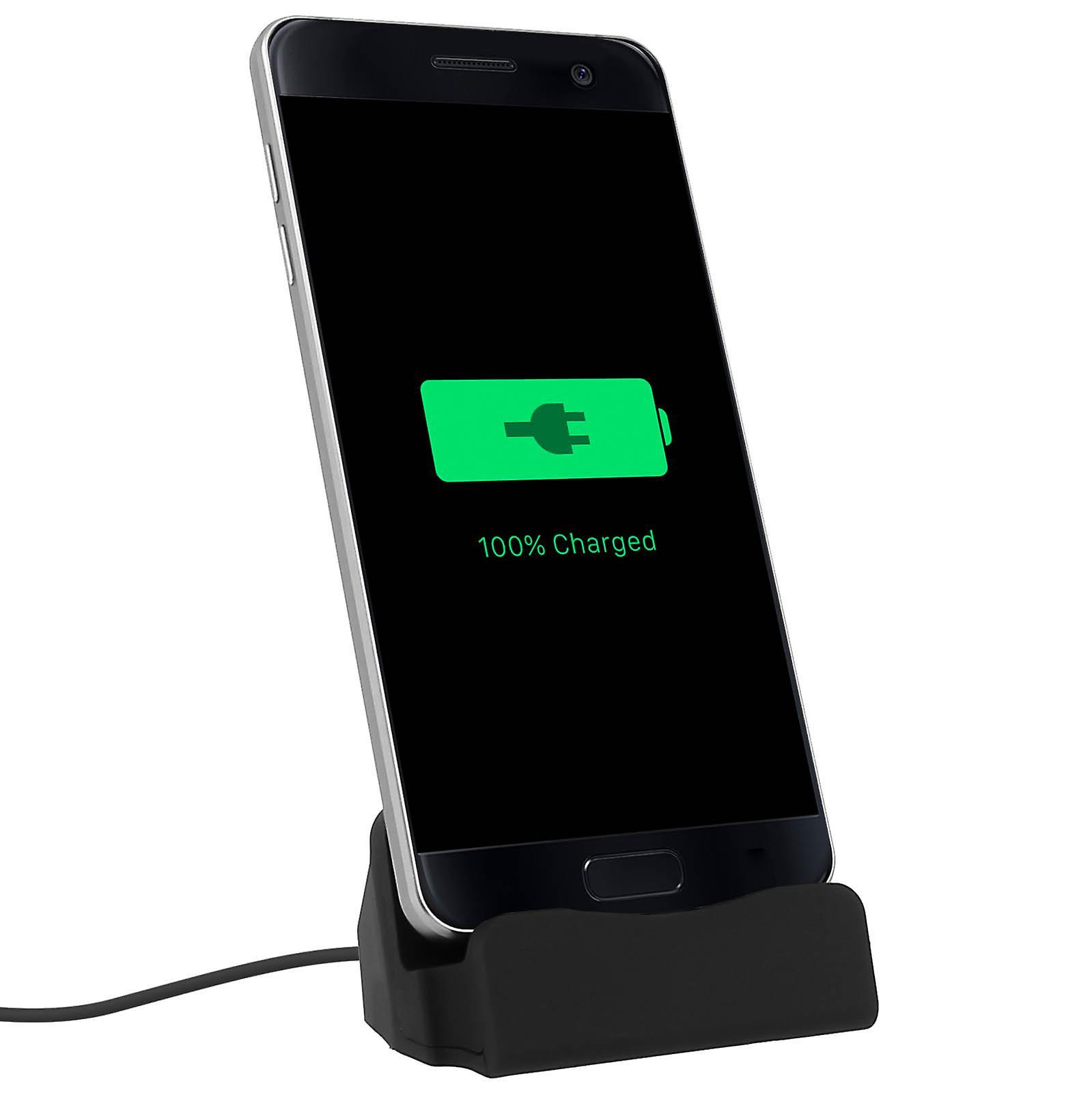 Avizar Smartphone Charging Dock & Synchro Micro-USB Connector - Black