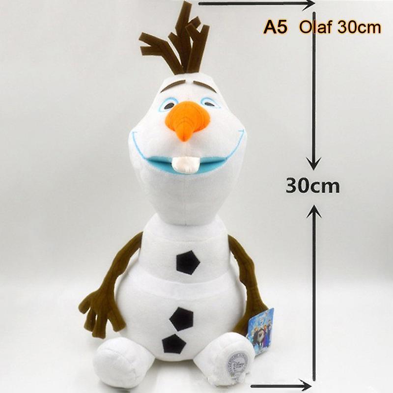 Unbrand 1pc 30/40/46/50cm Frozen Anna Elsa Olaf Dolls Snow Queen Princess Stuffed Plush A5