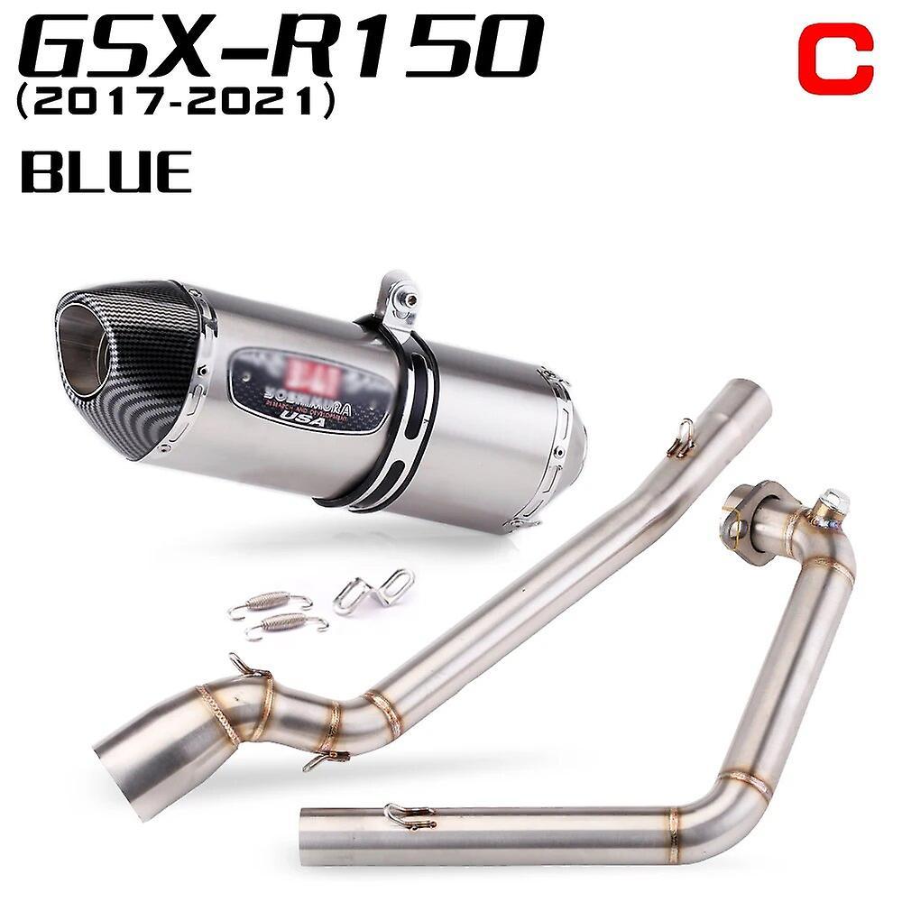 Muggyz Full System Exhaust For Suzuki Gsx-r150 Gsxr 125 Gsxr 150 Motorcycle Muffler Exhaust Full System Front Pipe Carbon Exhahust TYPE-C