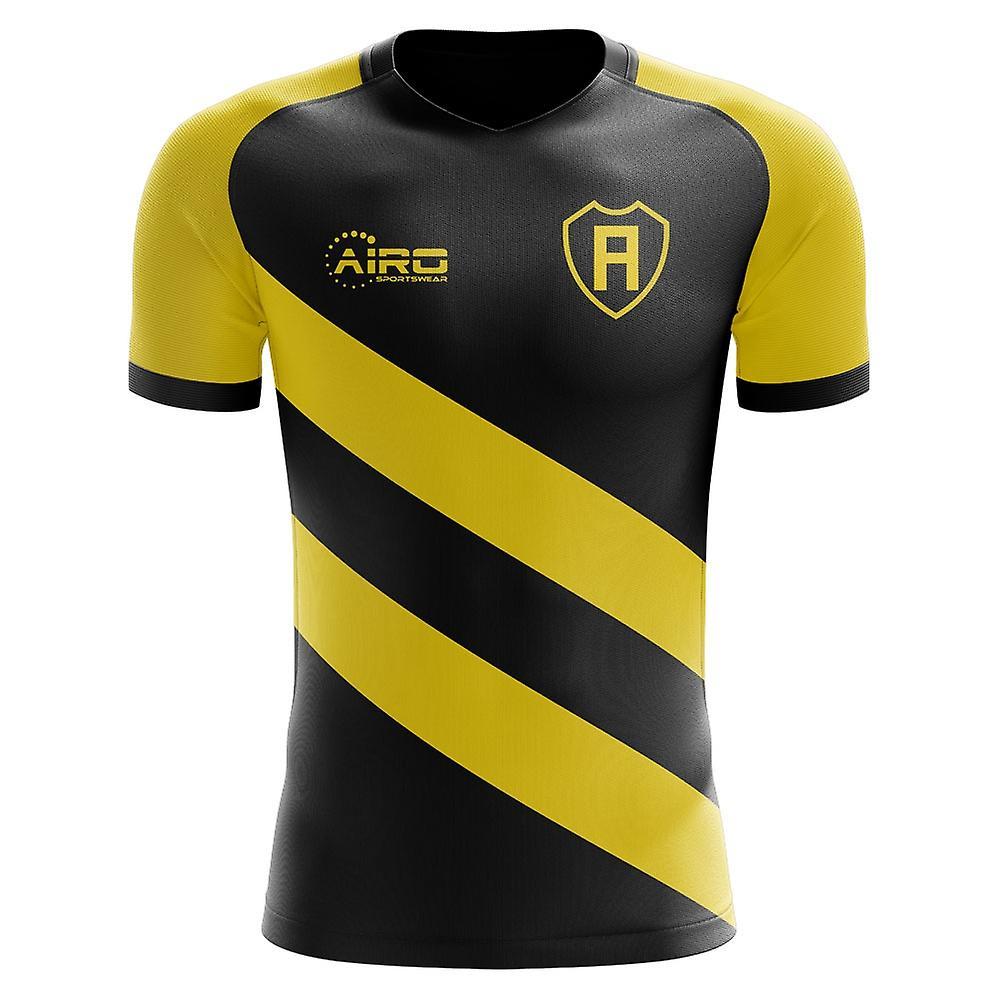 Airo Sportswear 2023-2024 AIK Stockholm Home Concept Football Shirt Black Medium 38-40 inch Chest (96-104cm)