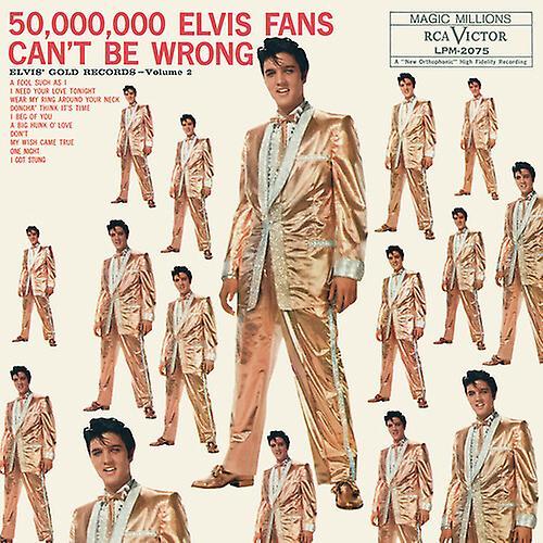 Sony Legacy Elvis Presley - 50,000,000 Elvis Fans Can't Be Wrong: Elvis' Gold Records Volume 2  [VINYL LP] 140 Gram Vinyl USA import