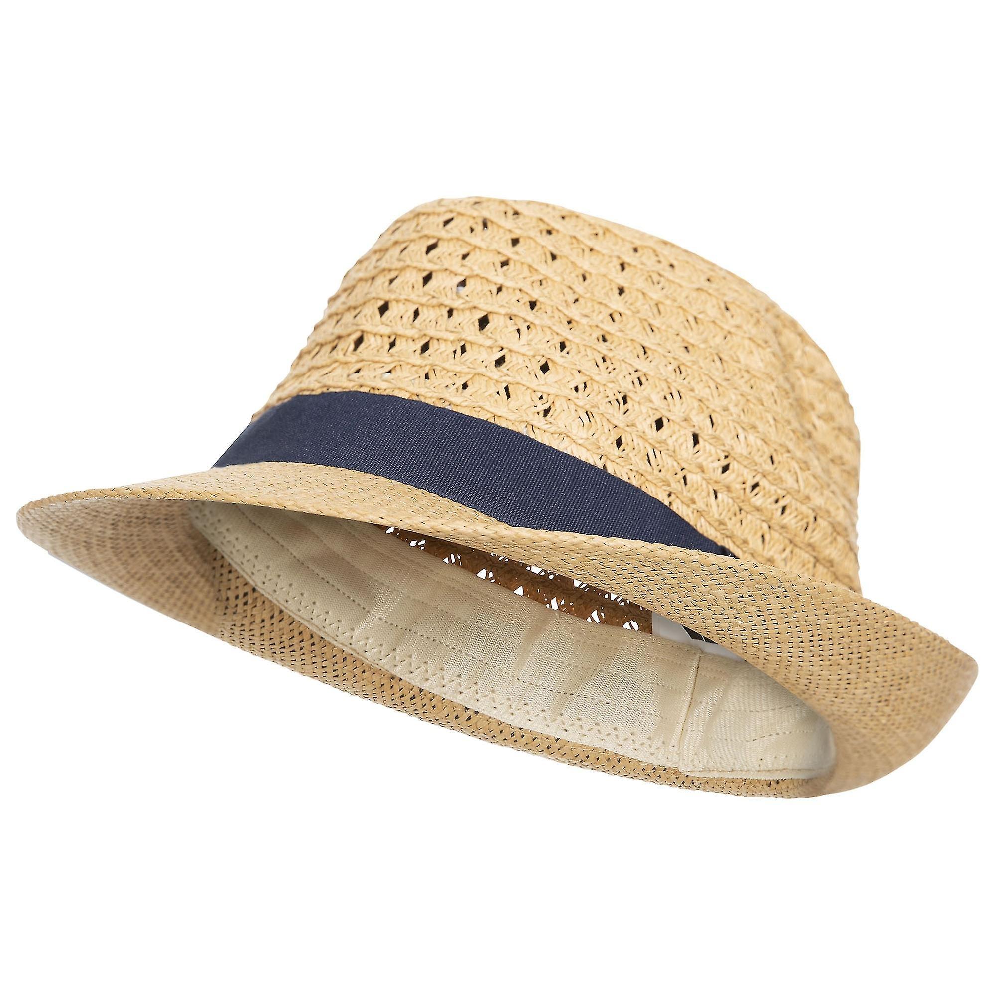 Trespass Womens/Ladies Trilby Straw Hat Natural One Size