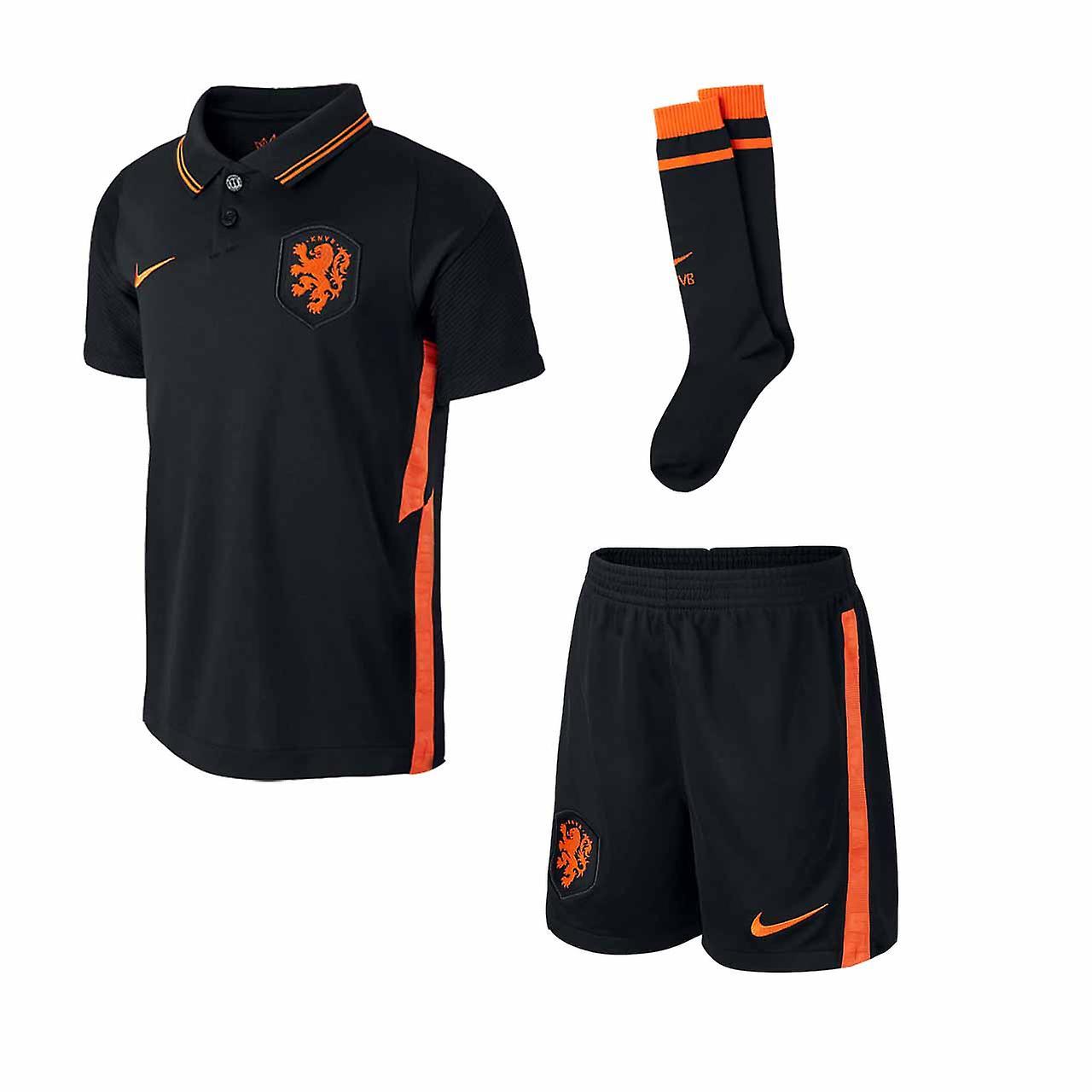 2020-2021 Holland Away Nike Mini Kit Black LB 6-7yrs (116-122cm)