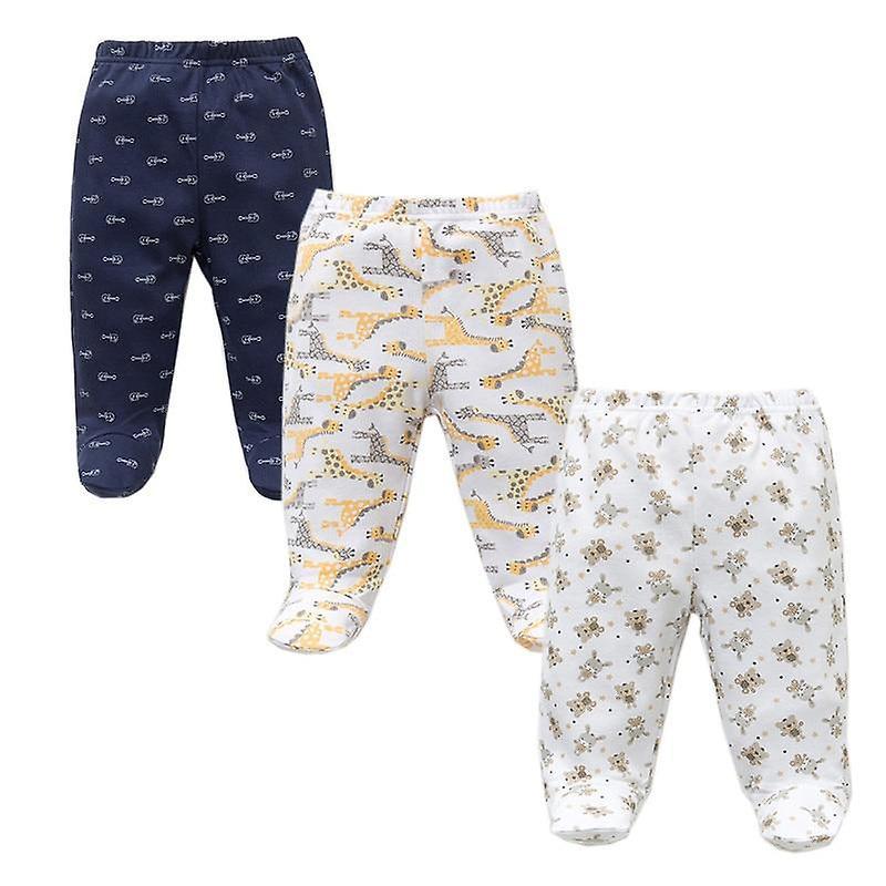 Slowmoose Footed Baby Pants, 100% Cotton Clothes 6M