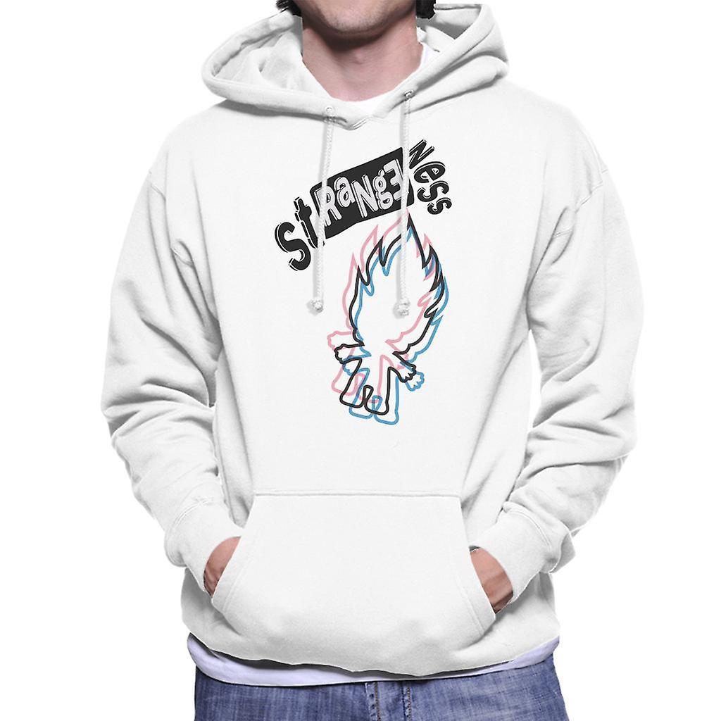 Trolls Silhouette Strangeness Men's Hooded Sweatshirt White Large