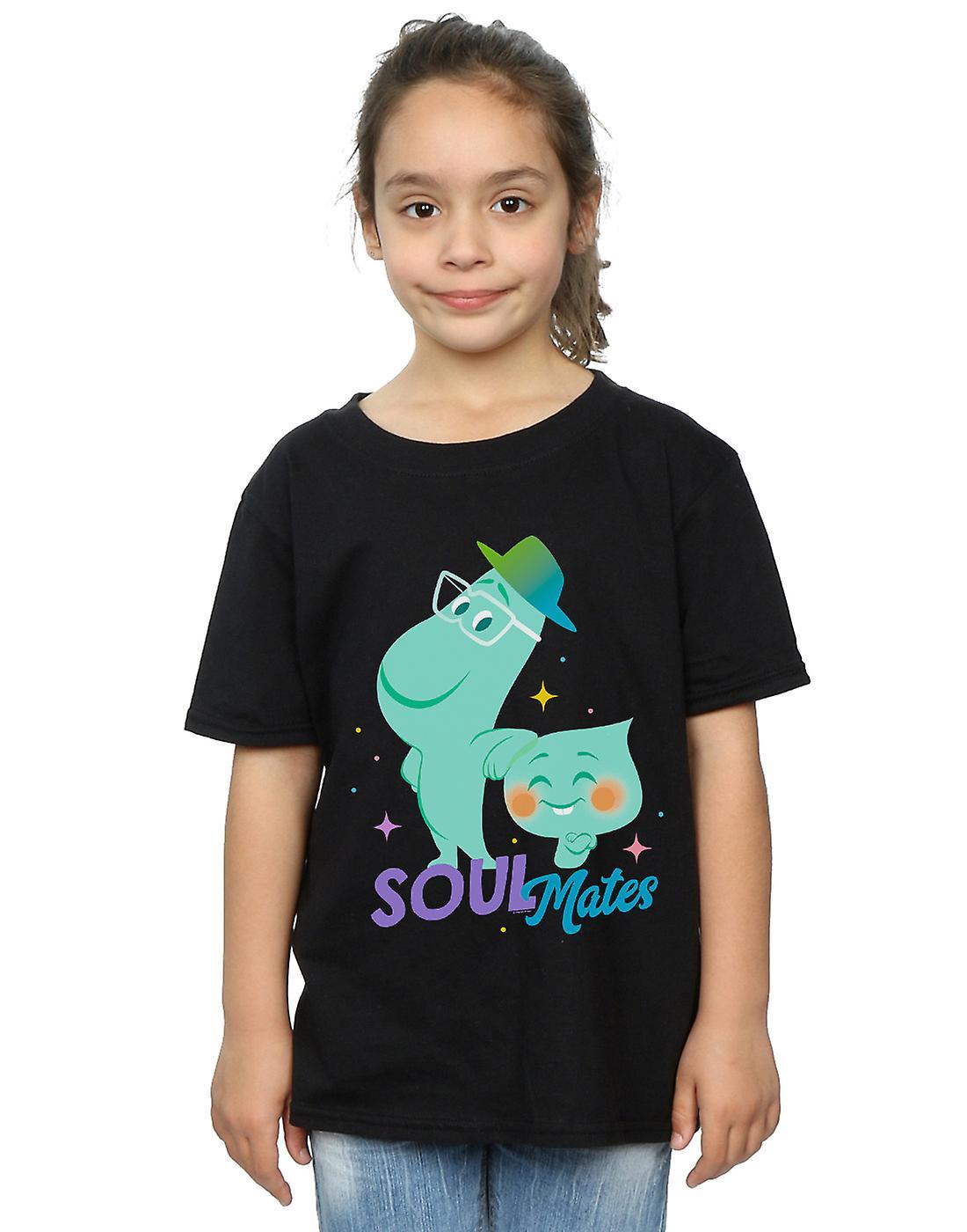 Absolute Cult Disney Girls Soul Joe And 22 Soulmates T-Shirt Black 12-13 years