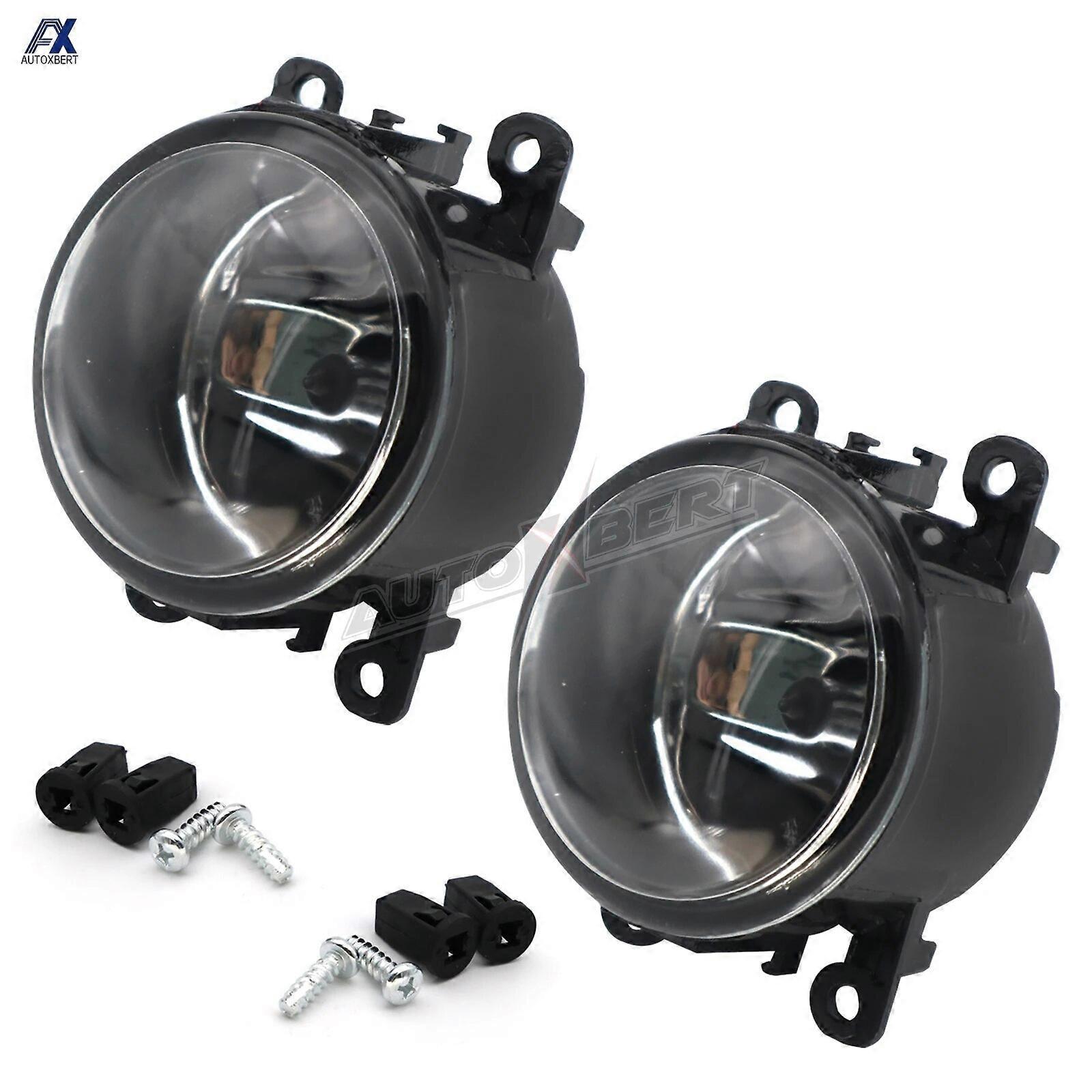 Redkid 2x Bumper Fog Light Lamp Assembly Halogen Foglight For Renault Duster Clio Scenic Koleos Megane Twingo Trafic Lodgy Kwid Kadjar