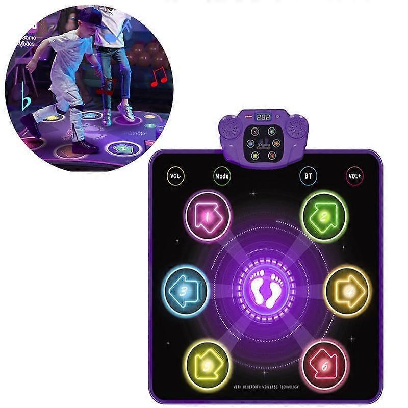 Wiuo Children's dance mat Bluetooth music dance mat Children's electric dance mat parent-child game 2