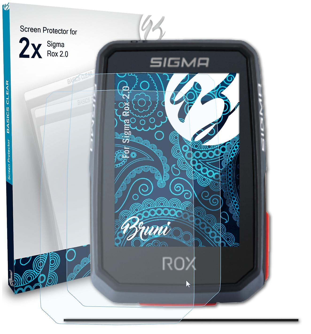 Bruni 2x protective film compatible with Sigma Rox 2.0 film clear