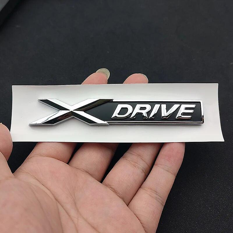 Hikig 3d Abs Xdrive Logo Car Trunk Badge Nameplate Xdrive Emblem For Bmw Xdrive Sticker 3 5 Series 320d 530d 528i E60 F10 Accessories Old ABS