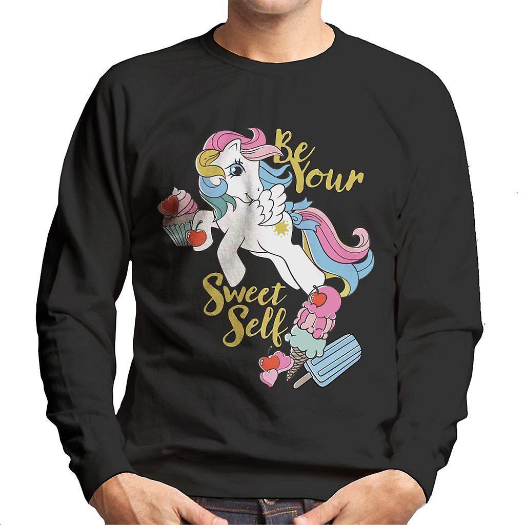 My Little Pony Be Your Sweet Self Men's Sweatshirt Black Medium