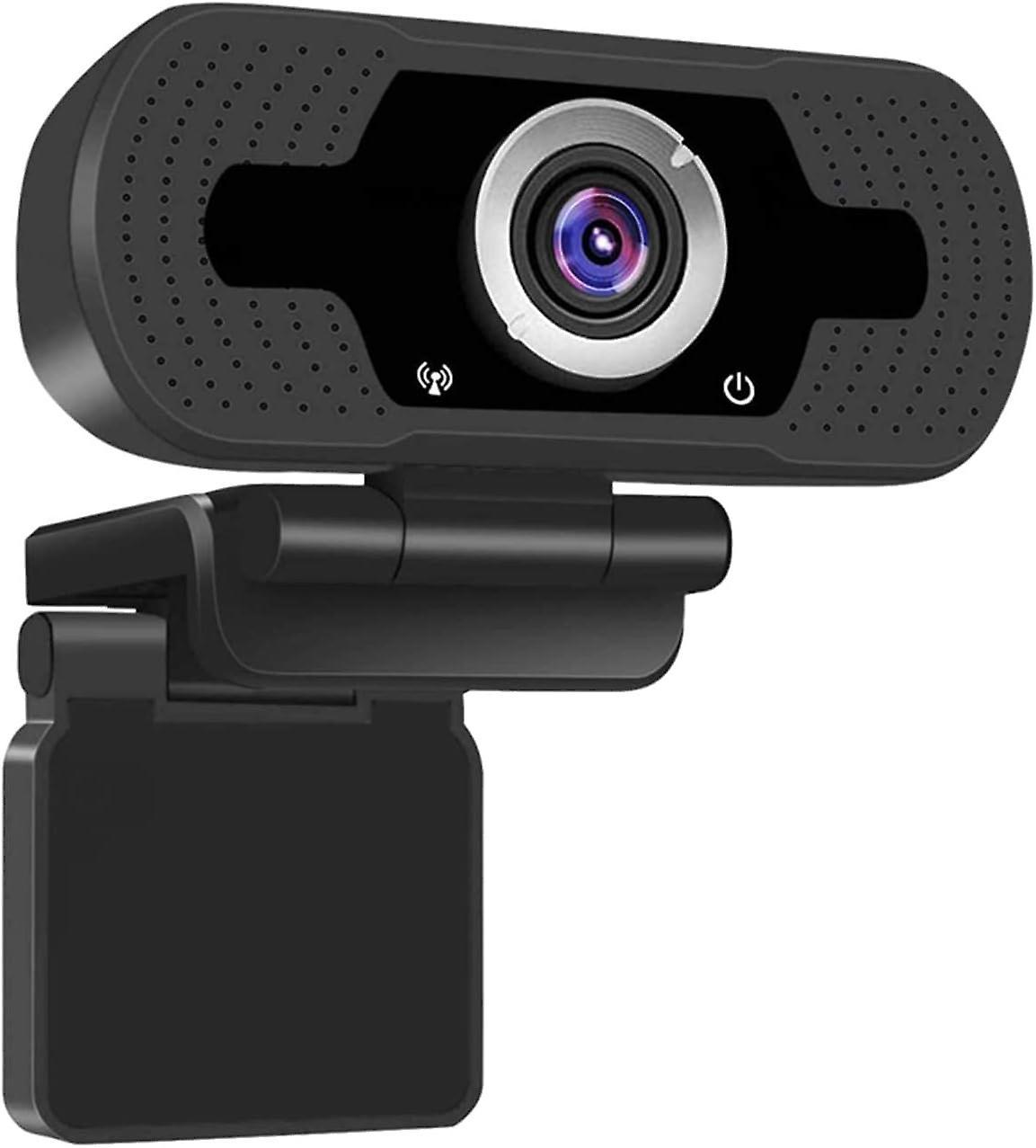 1080p Webcam With Microphone, Pc Desktop Laptop Usb Webcams For Video Calling, Conferencing, Streaming, Recording, Skype, Plug And Play, Wide Angle