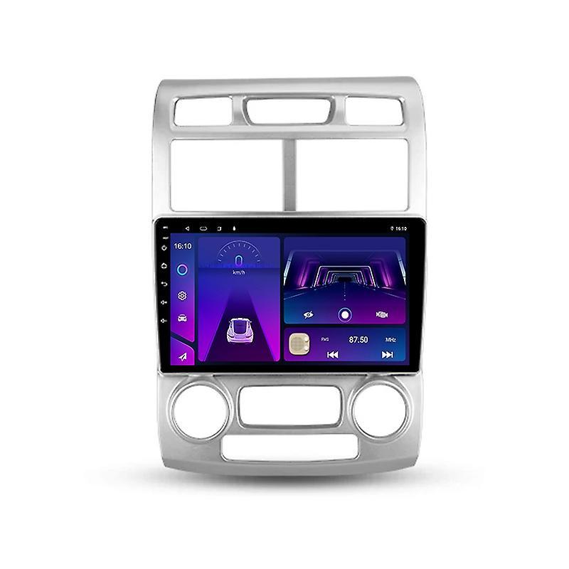 JIULUNET 2din Android Carplay Car Radio Multimidia Video Player For Kia Sportage 2 2004 - 2010 Navigation GPS