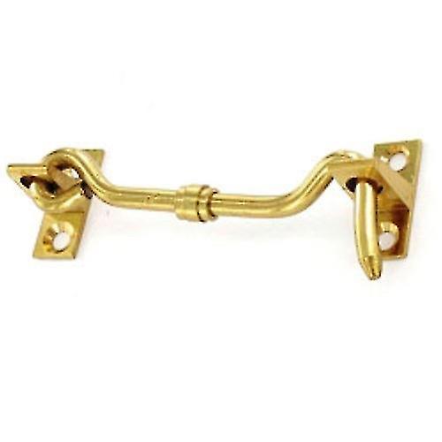 Securit Brass Cabin Hook 75mm