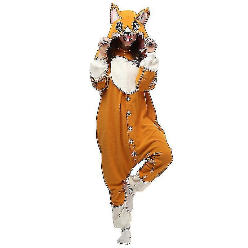 Italian Design 2023-hksng Newway Animal Adults Cat Bear Shark Onesies Pajama Raccoon Costumes Dragon Jumpsuit Christmas Gift Corgi M