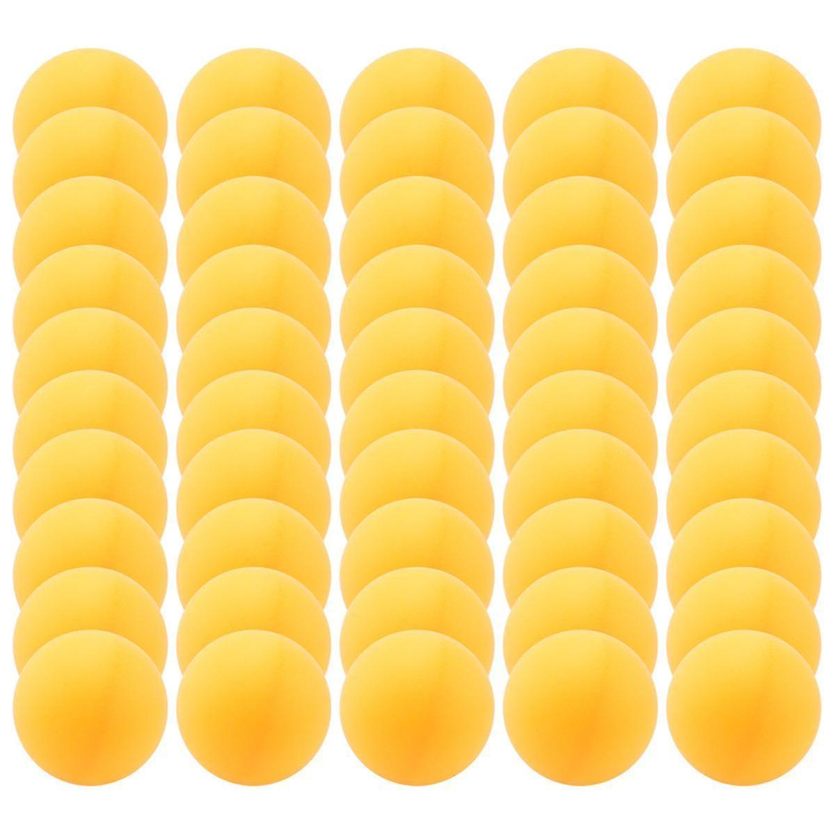 Table Tennis Balls 50 Pcs 40 Mm Table Tennis Training Balls, Ping Pong Balls, Yelow/white Random