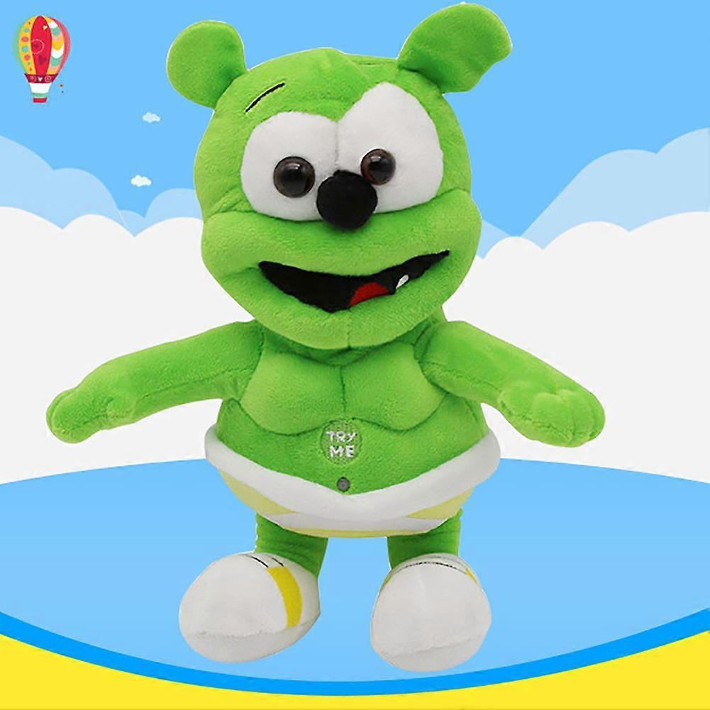 Remorui 30cm Lovely Gummy Bear Music Doll Plush Stuffed Baby Sleep Appease Toy Gift