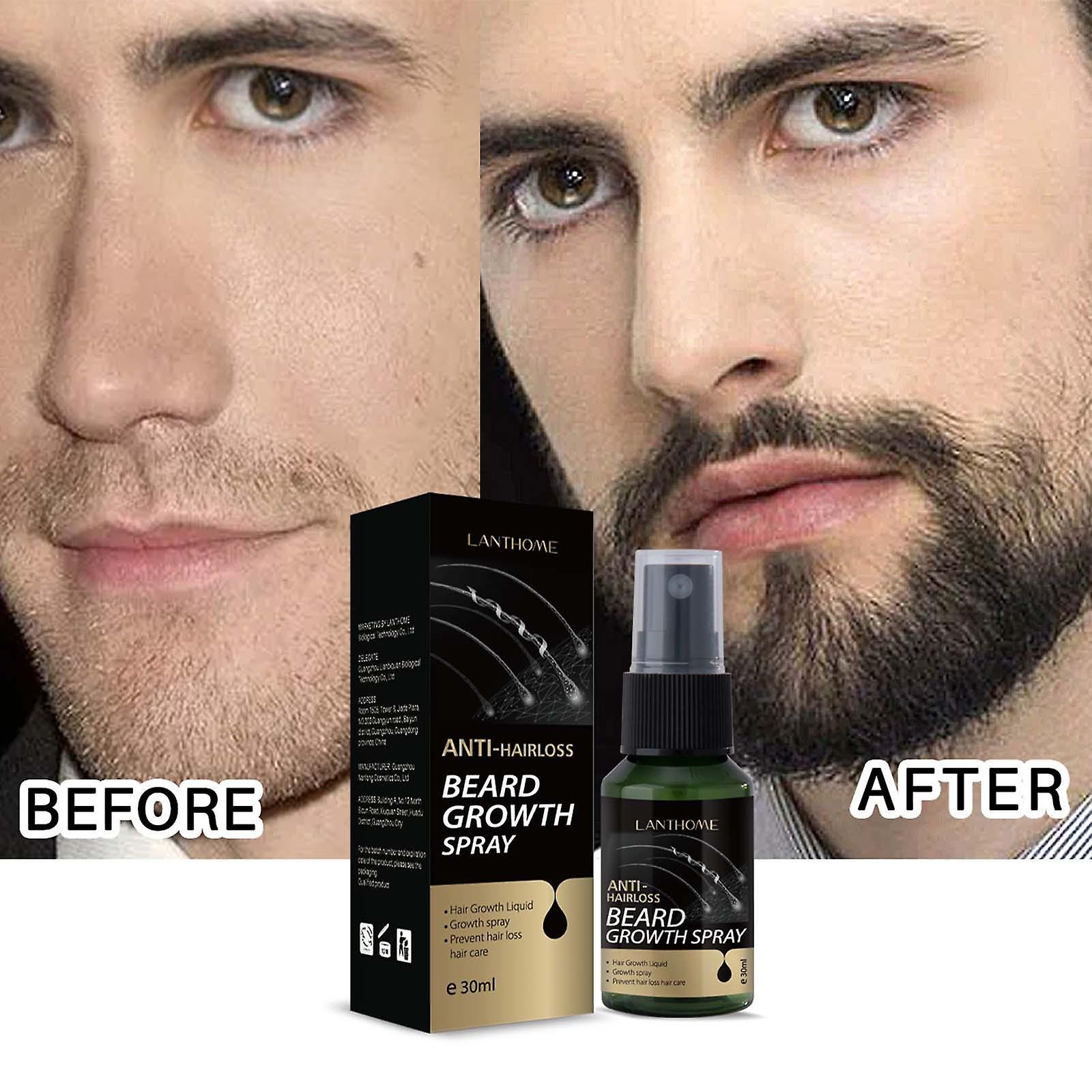 Flye Beard Thickening Liquid Natural Beard Care Serum Beard Growth Serum 30ml Black