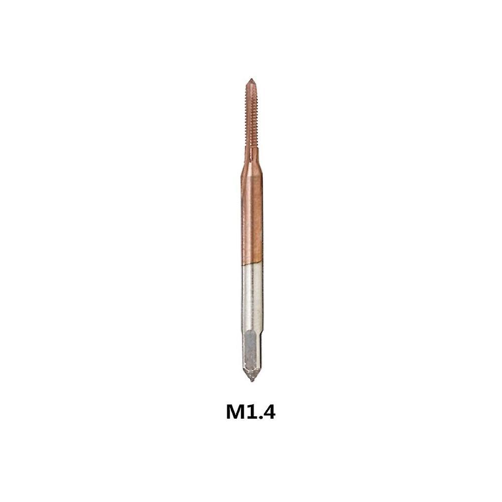 newmerun M1 M1.2 M1.4 M1.6 M1.7 M1.8 Mini Machine Metric Thread HSS Screw Tap Drill Bit M1.4*0.3