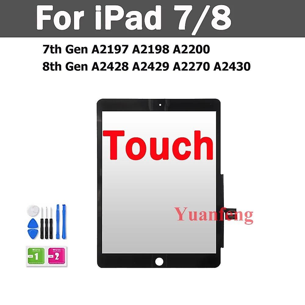 Aintier LCD and Touch Screen Display For iPad 10.2 2019 7th Gen A2197 A2198 /8th 2020 A2270 A2430 A2428 /9th A2602 A2603 Assembly Repair 7 8th blac...