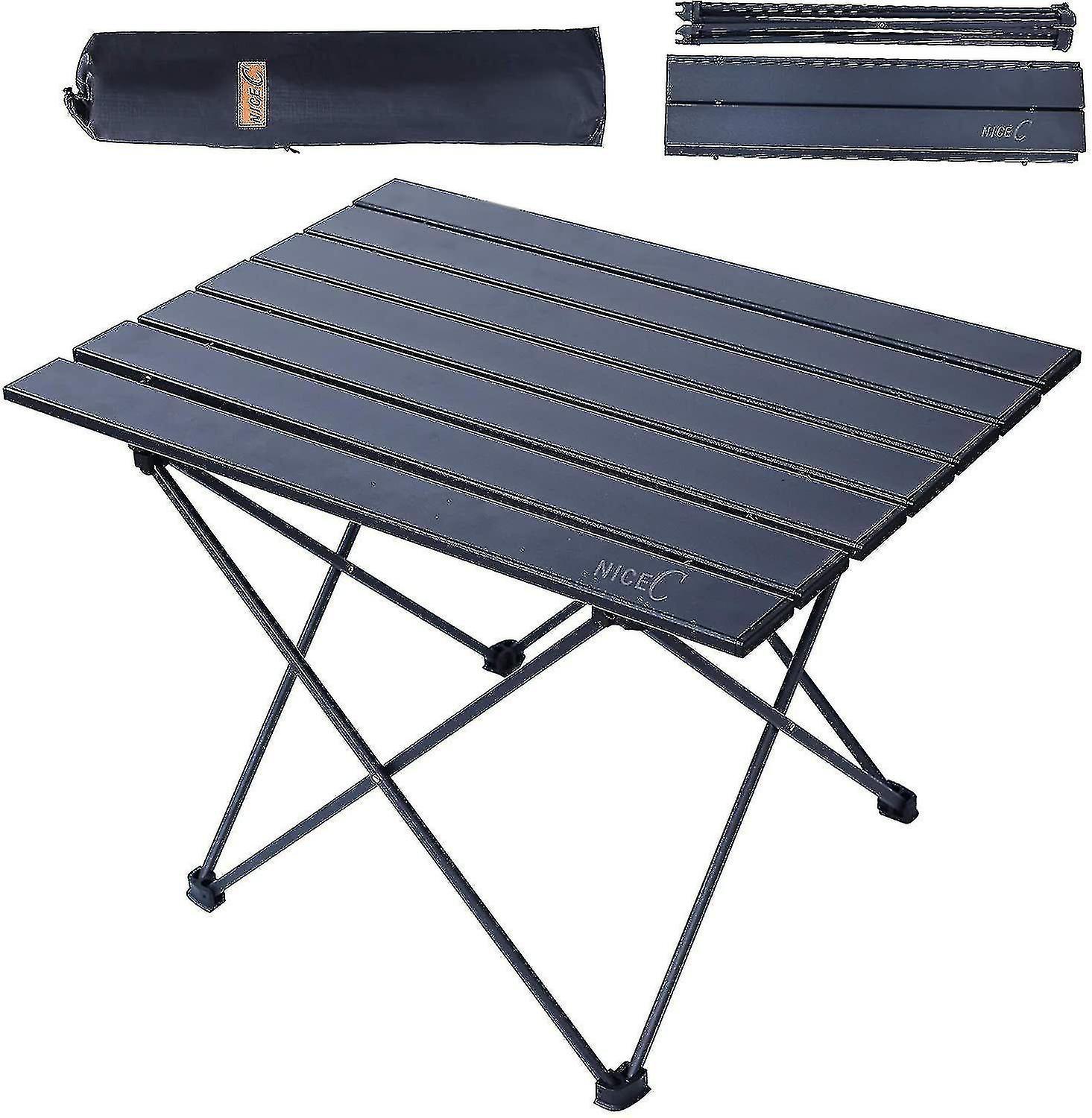 Folding Camping Table Lightweight Portable Outdoor Picnic Aluminium Frame -ZHENV