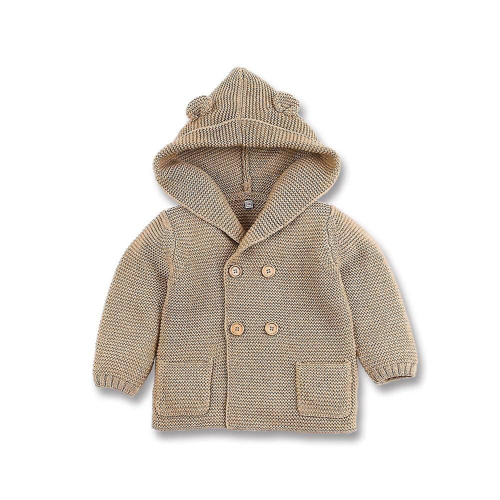 Slowmoose Winter Baby, Jackets Outfits, Warm Autumn, Sweaters, Long Sleeve Hooded Coat 12M / D2