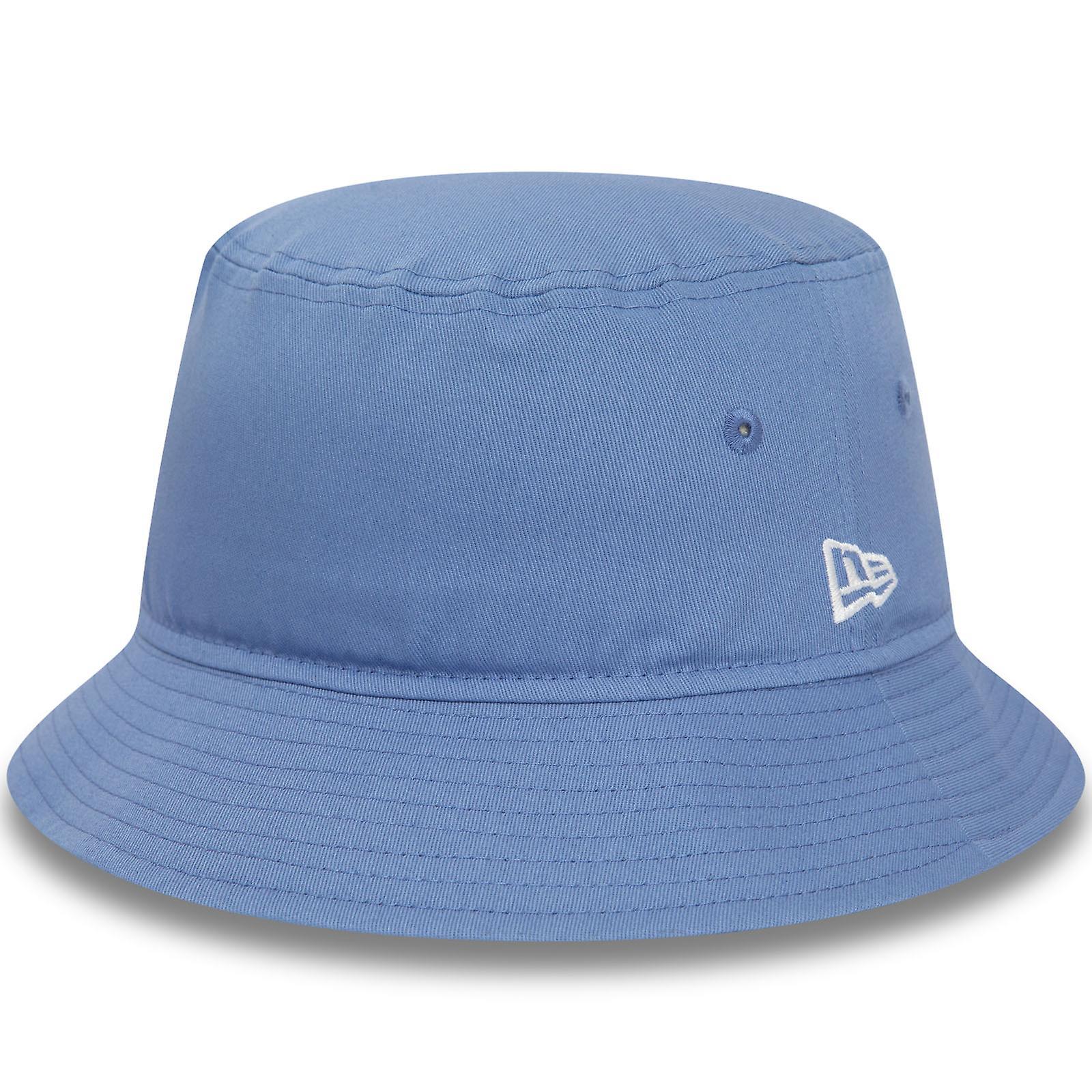 New Era Mens Essentials Tapered All Round Visor Summer Bucket Hat - Blue L