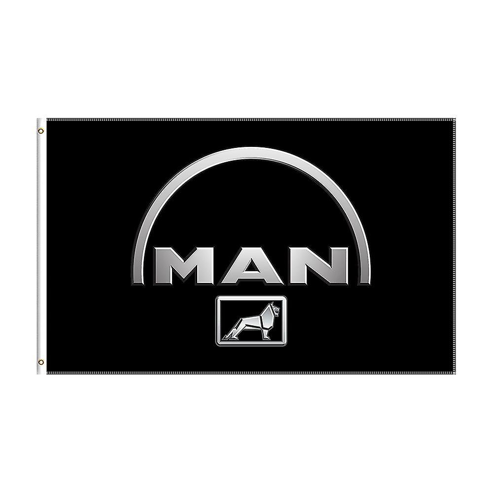 Redkid 3x5 Ft Man Truck Flag Polyester Printed Car Racing Banner For Decor 120x180cm B-1234