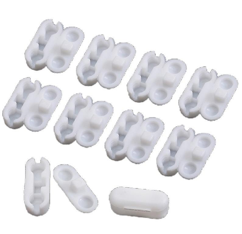 He Fei Mao Qiang Dian Zi Shang Wu You Xian Gong Si 10pcs/lot Plastic Roller Blinds Pull Cord Connector Curtain Chain Connector HFMQV 10 PCS