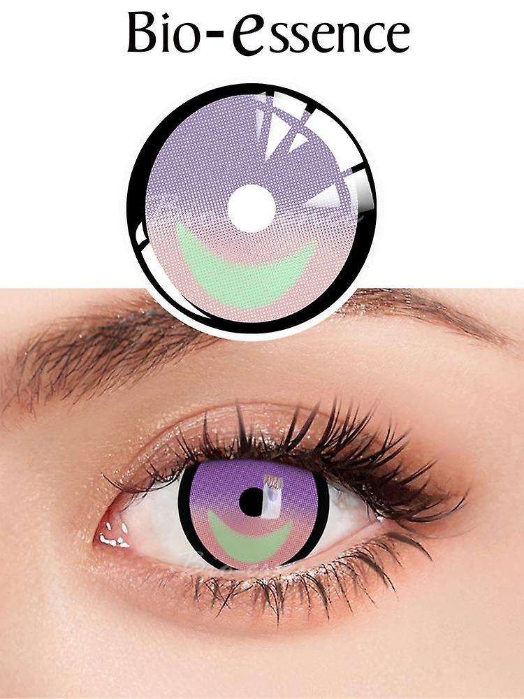 Jiechannel Sp Ru Ship  1 Pair Cosplay Contact Lenses Anime Lense Cyberpunk Edgerunners Rebecca Cosplay Lense Lucy Cosplay 14.5mm