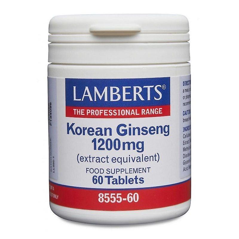 Lamberts Korean Ginseng 1200mg Tablets 60 (8555-60)