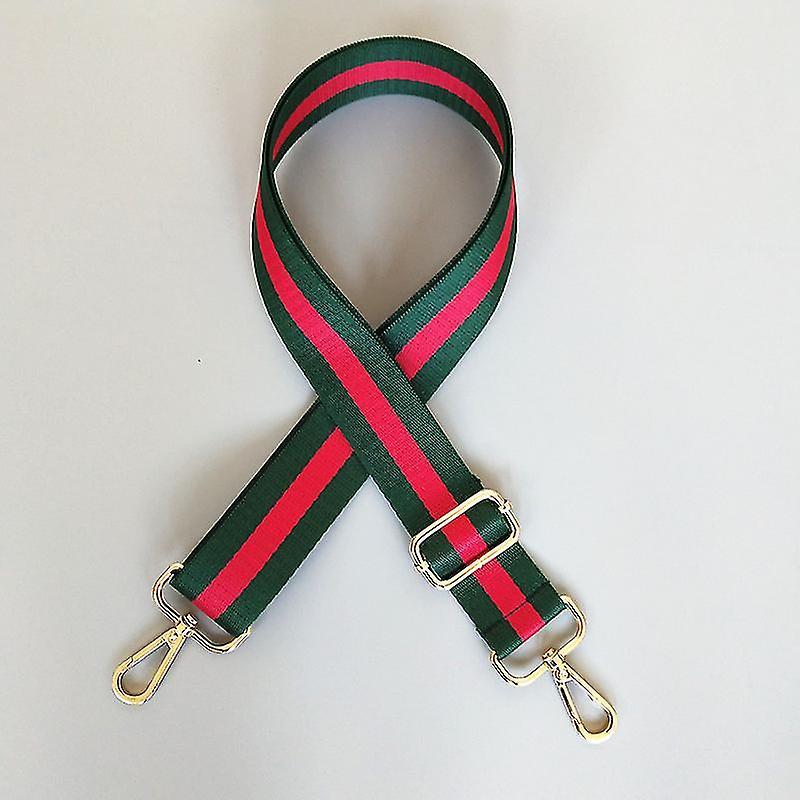 Chunci Purse Strap Replacement Crossbody Handbag Shoulder Stripe Replacement Belt green red green