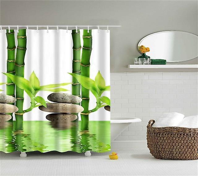 Slowmoose Forest Trees, 3d Printed Shower Curtain With Hooks 150x180cm / 10