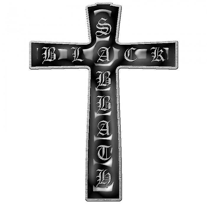 Black Sabbath Enamel Cross Badge