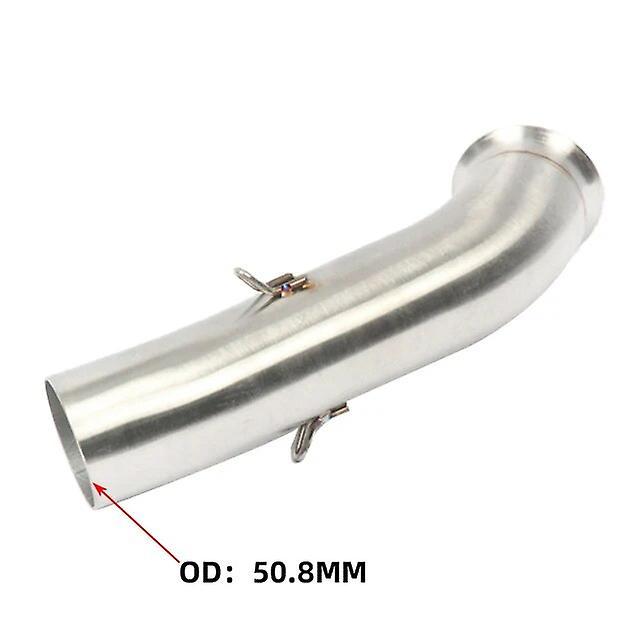 Roobeki For KTM DUKE RC 125 250 390 RC390 Duke 390 2017 - 2020 Motorcyle Exhaust Escape Modify Middle Link Pipe 51mm Moto Muffler B