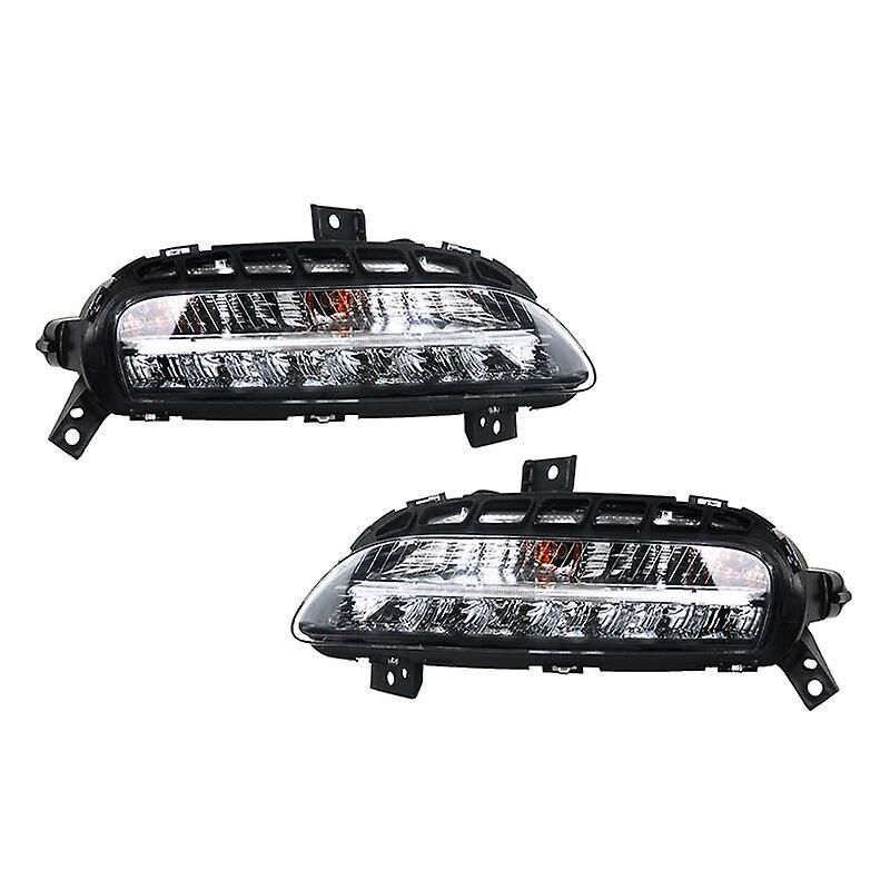 Cciyu For Porsche Panamera 2010 2011 2012 2013 Car Led Front Bumper Daytime Running Light Drl Fog Light Lamp 97063108103 97063108203 1 Pair