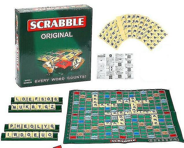 Jxlgv Classic Scrabble Board Puzzle Game