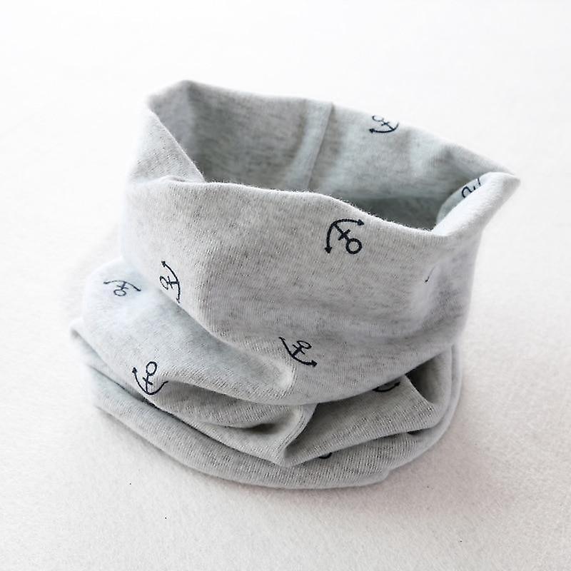 Slowmoose Winter Baby Cotton Scarf - Scarves Spring / Cartoon Bibs Infant Cute gray