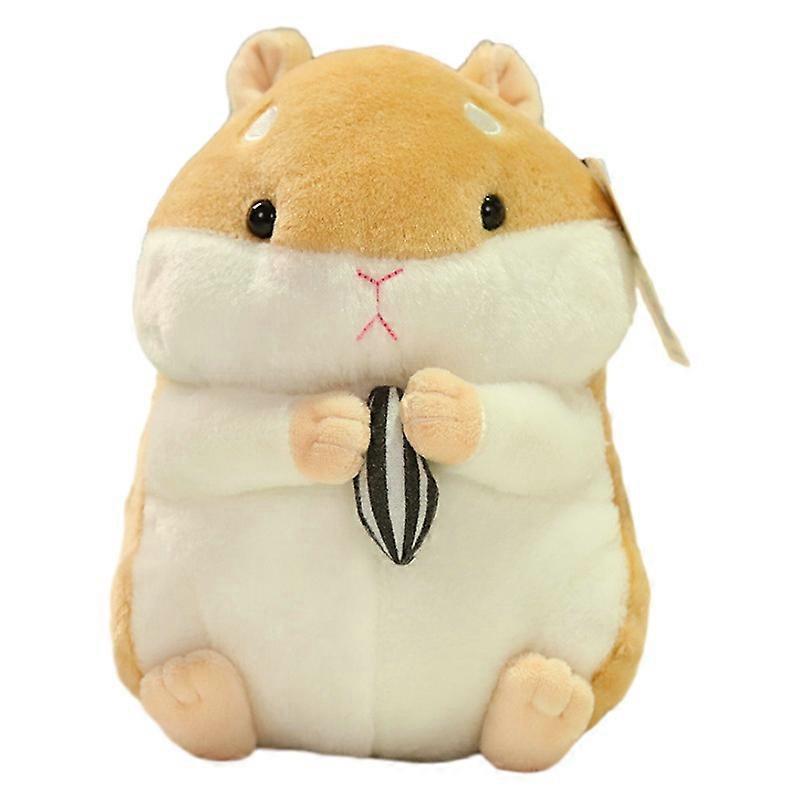 Wiuo Cute Hamster Plush Toy Little Mouse Pendant Keychain Doll Girl Gift Brown