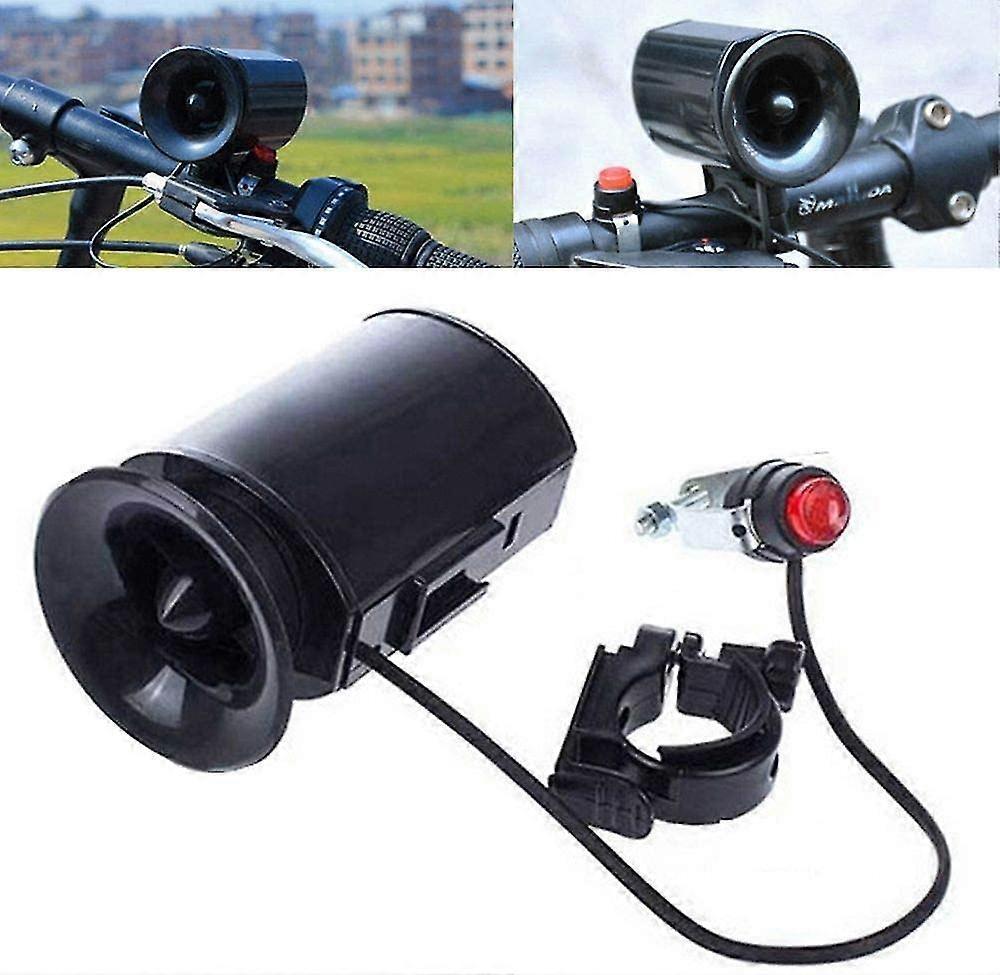 Tinor 6 Sounds Ultra Loud Electronic Bicycle Bell Bike Horn Siren Handlebar Ring Strong Siren Alarm Bell